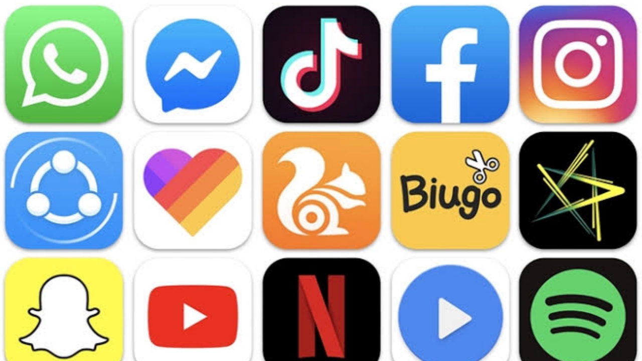 the top 5 most apps